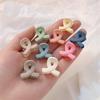 Frosted Butterfly Hairpin: Small Shark Clip for Half-Tied Hairstyles