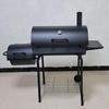 Outdoor Double Barrel Charcoal BBQ Grill