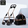 Lightweight and Foldable Pet Stroller for Small Dogs, Cats, and Teddy Bears, Ideal for Outdoor Travel