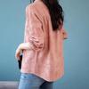 High End Cotton Linen Shirt for Women Long Sleeved Stylish Autumn Casual Small Loose Spring Autumn Jacquard Shirt for Women