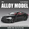1/24 Scale BMW M4 Sport Alloy Car Model Simulation Diecast Toy Vehicle Collection Home Decor Children Boy Birthday Gift Toy Car