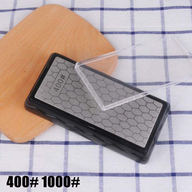 400 1000 1200 Grit Diamond Kitchen Knife Sharpener Professional Sharpening Stone Sharpening for a Knife Fine and Coarse Grinding