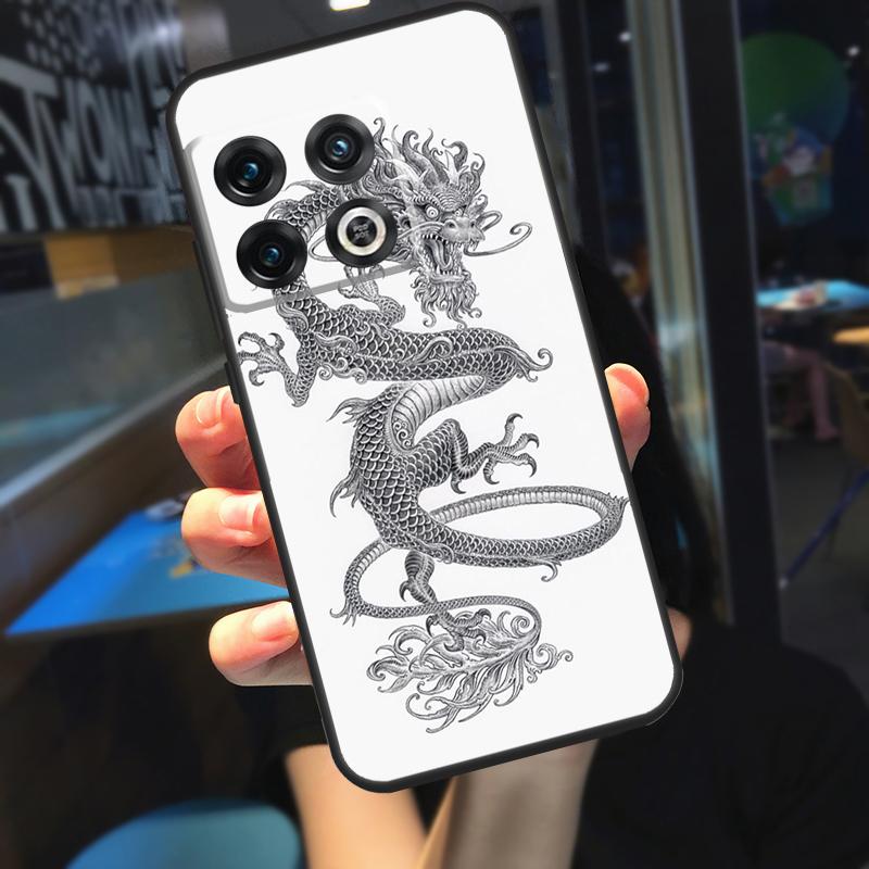 Chinese Dragon Funda For OnePlus 10T 8T 9RT 12 13 13R 11 9 10 Pro OnePlus Nord 4 CE 2 3 Lite N20 N30 Case