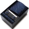 Men's Formal Business Jacquard Tie Gift Box Set