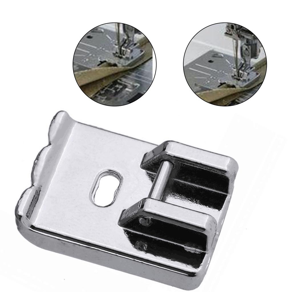 Piping Presser Foot Double Welting Foot Sewing Machines Presser Foot for Low Shank Snapped-on Singers Sewing Machine