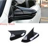 Piano Black 2X Car Side Rearview Mirror Cover Trim For Honda Civic 2016-2021