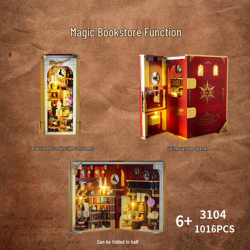 

Волшебные обучающие блоки: 3D Модель Книжной Закладки Коттедж