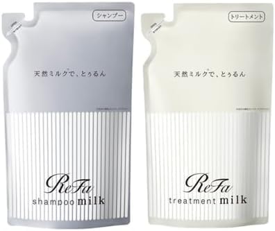 ReFa Milk Protein Shampoo & Treatment Set Refill Set