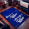 1pc Chelsea FC logo Print Area Rug - Soft,Washable Non-Slip Indoor Mat for Office Chairs,Living Room,Home Office Decorative Rug