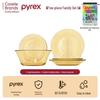 PYREX Amber Heat-Resistant Glass 5-Piece Dinnerware Set