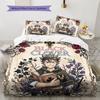 Black Clover Weiche Bettbezug-Set für Kinderbett, Extra Große Größe Halloween Geschenke Verschiedene Größen Verfügbar -HE154
