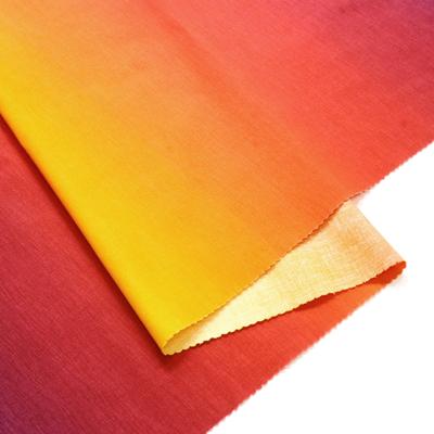 Tecido Nippon Chuko Estampado Gradiente Havaiano 110cm de Largura x 1m Amarelo x Vermelho x Tecido, Aprox.. Corte, Roxo, DD11216-302