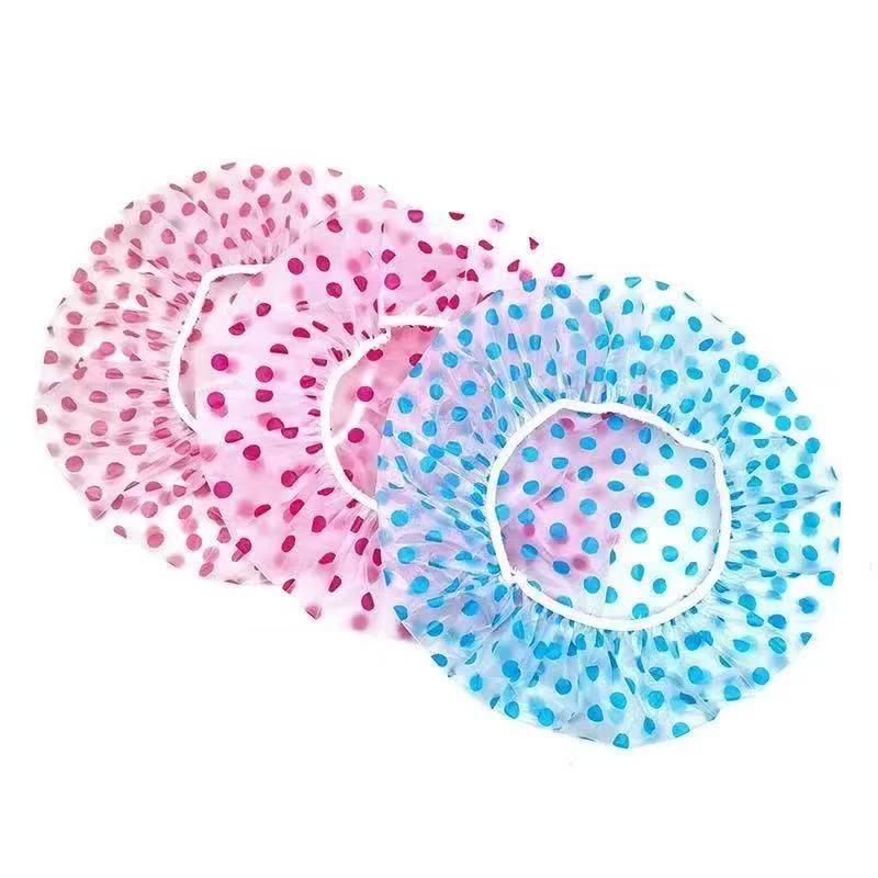Elastic Reusable Waterproof Shower Cap for Women - Spa, Beauty, Hairdressing