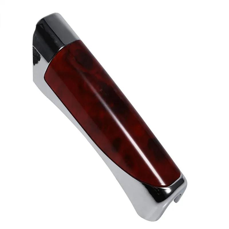 Universal Fashion Car Decoration Wooden Anti-slip Handbrake Covers Auto Gear Shift Collars for Honda Toyota VW Hyundai