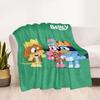 Bluey's Festive Friends Blanket Ultra-Soft Great for Couch Bed Picnics All-Season Use Modern Style Suitable for Gifting Relatives and Friends
