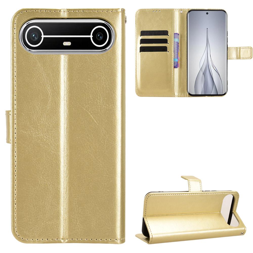 Flip Cover for Tecno Pova Slim / Tecno Spark Slim PU Leather Full-Body Protection [RFID Blocking] Phone Cases Wallet Cover