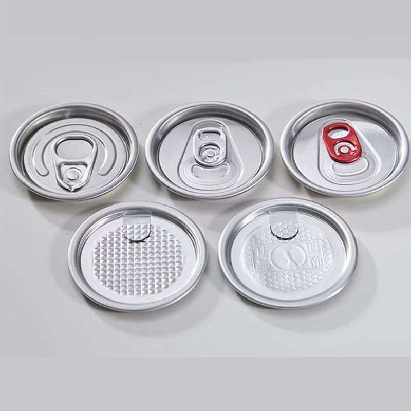 50/100 stk Trekkringlokk Drikke Brus Drikke Øl Cola Lokk Matboks Lokk Tetning Hold Fersk Lokk 55mm Bokslokk Gjenbrukbar