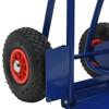 Extendable Hand Truck Blue and Red 49.5 X 53 X 114 Cm Steel
