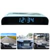 Solar Energy Charged Car Dashboard Clock with Luminous Hands Convenient Solar Powered Vehicle Clock for Night Time Use