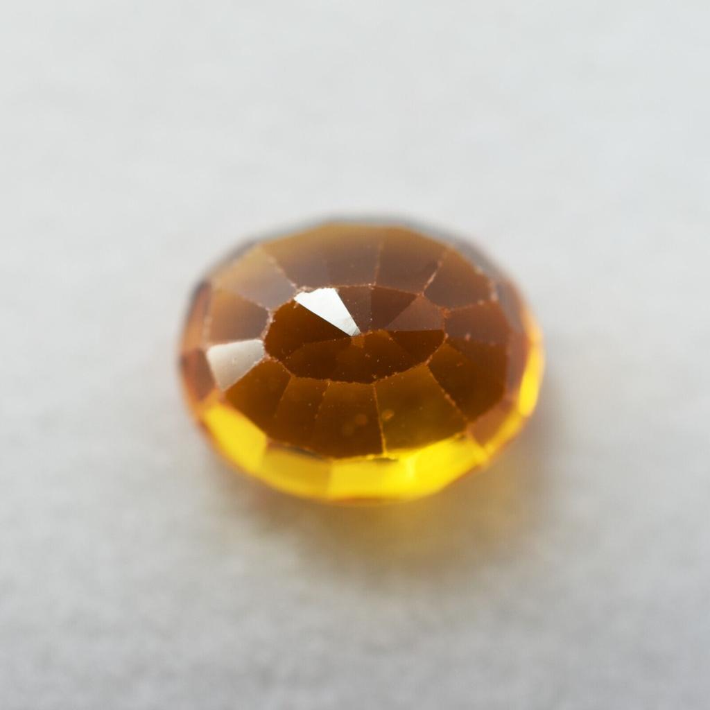 5.65 Ct Flawless CEYLON SAPPHIRE Natural ORANGE Oval Shape CERTIFIED Gemstone