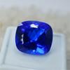 Natural Blue Tanzanite Loose Gemstone Cushion Shape 19.02 Ct for Jewelry Making and Gem Collections