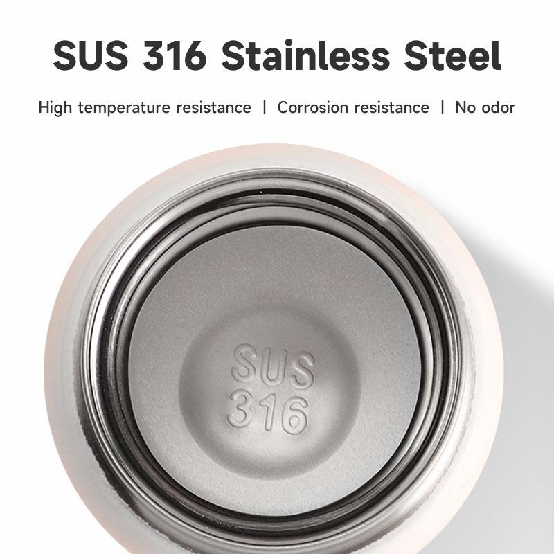 200 ml Mini-Taschenbecher Edelstahl-Thermosbecher leicht Vakuumflasche Tragbare Kleine Flasche Mode Kaffeebecher Wasserbecher