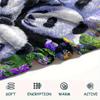 Pandas Print Flannel Blanket, High quality Comfortable for All Seasons, Home Decor, Warmth and Comfort, Perfect for Christmas Gifts