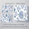 Quilt Cover Bedding 3-Piece Set Printed Quilt Cover Creative Home Textile Supplies Flower Quilt Cover Three-Piece Set Jit Delivery
