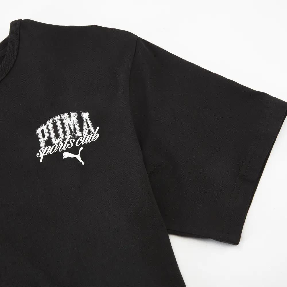 Puma Club Relaxed Sports Loose Short Sleeve T-Shirt Women Tops 690230-01