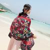 Új rojtokkal ellátott sál Yunnan Dali turizmus etnikai stílusú kendő női divat sokoldalú tengerparti strandtörölköző