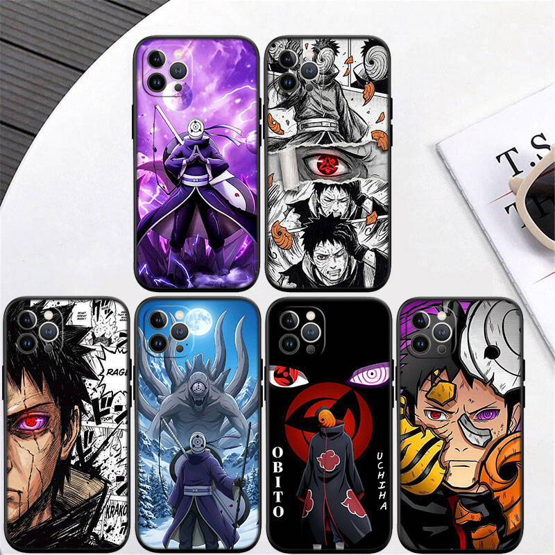 MH151 Uchiha Obito Phone Shell Case for iPhone 7 8 11 12 13 14 15 16 17 16E XS Pro Max XR X SE Air