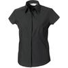 Russell Damen-/Damenkollektion, kurzärmliges, pflegeleichtes Popeline-Hemd aus Poly-Baumwolle