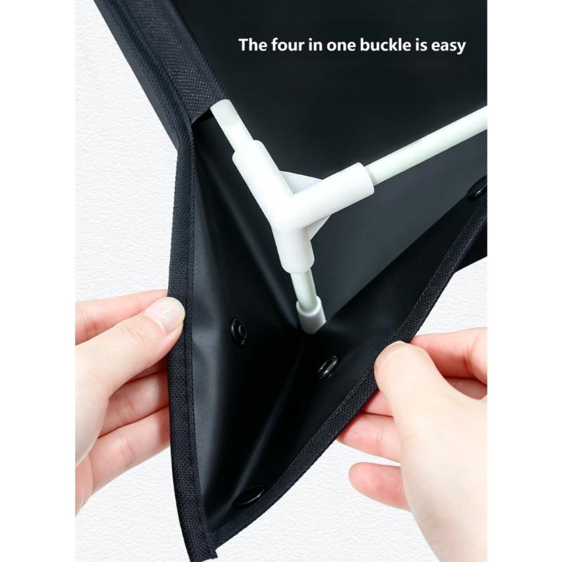 Camping Foot Rinse Tray Portable Outdoor Shower Pan with Raised Wall PVC Water Collection Design for Travel Cleaning and Pet Wash Tasks