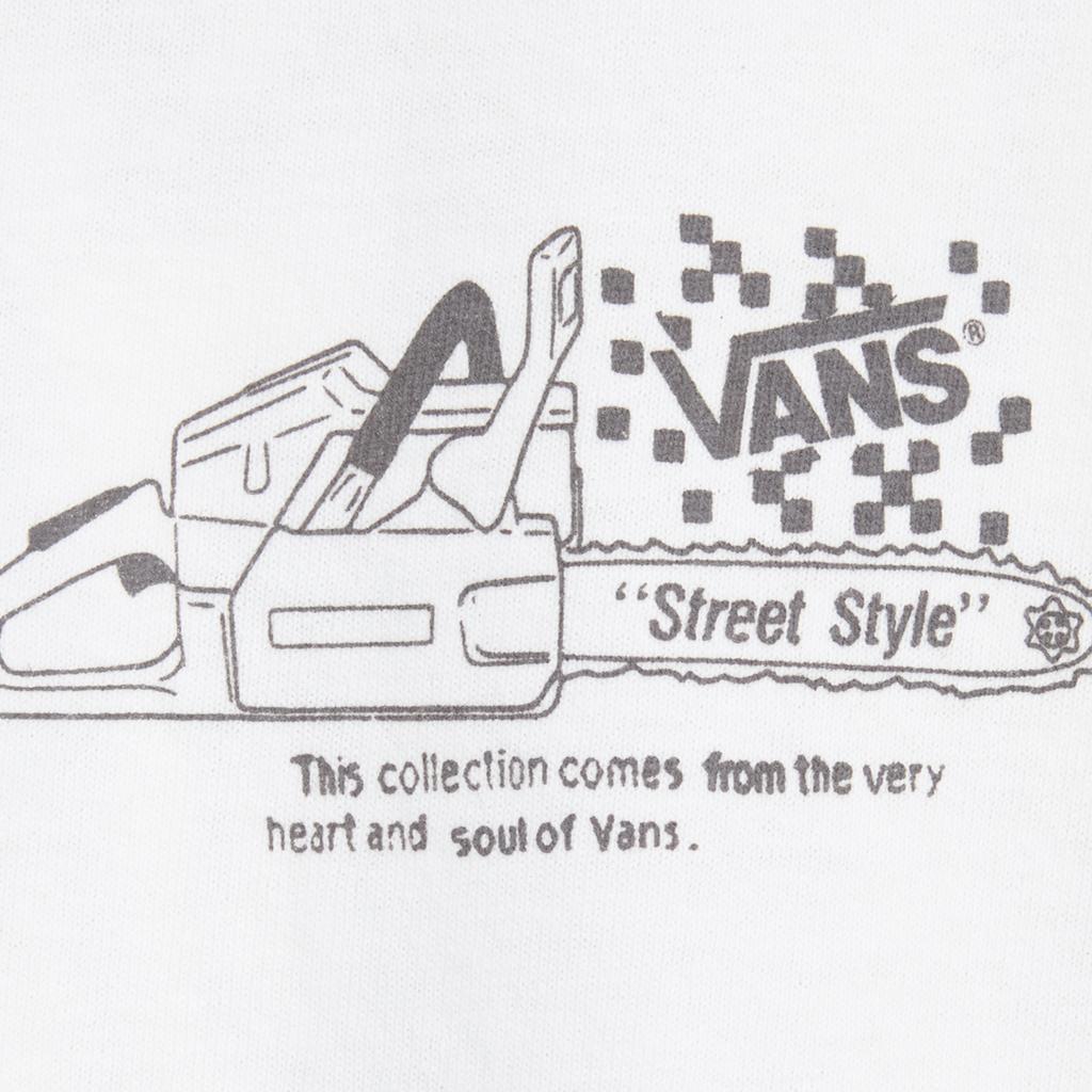 Vans Dirt Trip Cotton Round Neck Short Sleeve Cartoon Print T-Shirt Men Tops VN000X02WHT