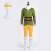 One Piece Zoro Cosplay Jelmez Szett Zöld Köpeny Halloween Party Ruházat Anime Szerepjáték Ruházat