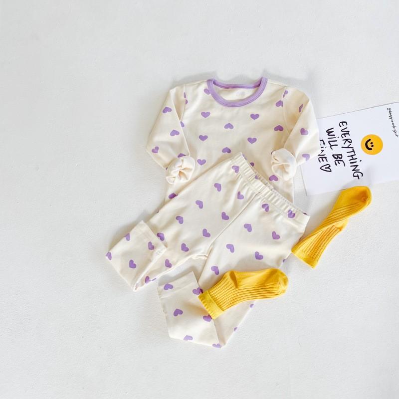 Kids Cotton Pajama Set 2Pcs Soft Homewear Boys Girls 80-140cm Winter