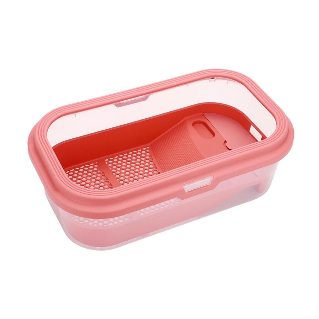Small Turtle Tank Detachable Pets Accessories Resting Case Habitat for Frog Pet Turtle Tortoises Small Amphibious Creatures