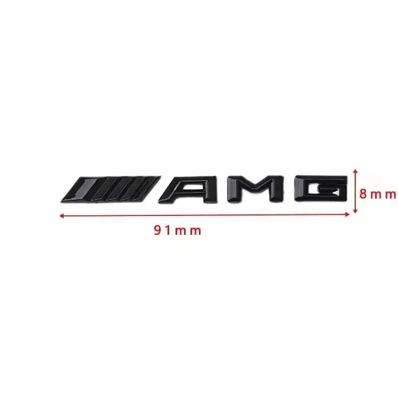 YEW1 MAYBACH 4MATIC AMG TURBO Letter Emblem Badge Interior Center Console Logo Car Styling Accessory 3D Sticker For Mercedes Benz1