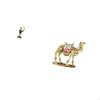 Frog And Camel Animal Sculpture Figurine Creative Tabletop Ornament for Fireplace Entrance Shelf