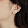Minority Design S925 Sterling Silver Snowflake Zircon Earrings for Women