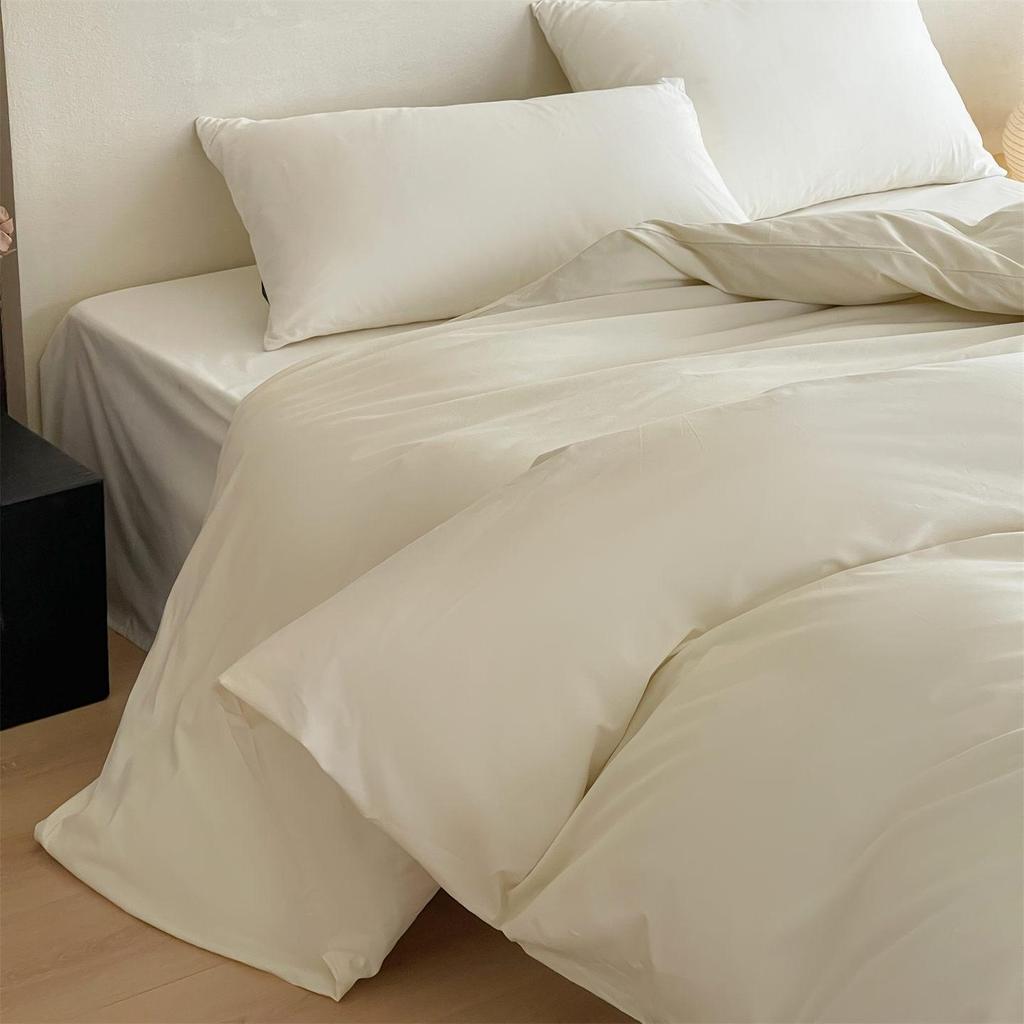 Solid Color Washed Cotton Duvet Cover, Single Item, 100% Cotton, Available In Sizes 150x200 & 200x230