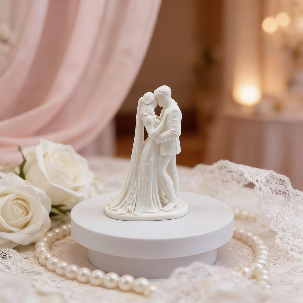 Domácí dekorace Figurka páru Nádherná svatební dekorace Socha páru Dárek na Valentýna