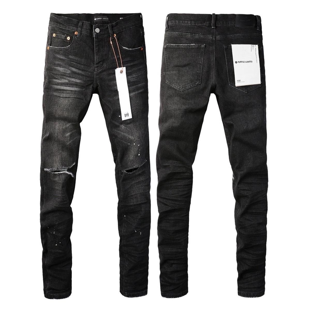 Darling Home BeatStreet Mannen Jeans Amerikaanse High Street Zwart Geplooid Basismodel Nieuwe Modetrend Hoge Kwaliteit Jeans 30