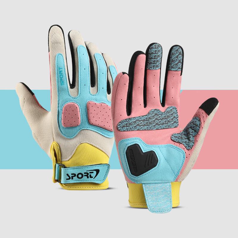 Tingbai Fashion Macaron Motorcycle Gloves