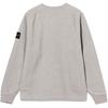 Stone Island Mixed Color Fleece Crewneck Sweatshirt Men sweatshirts Heather-Grey L1S15-6100022-S0329