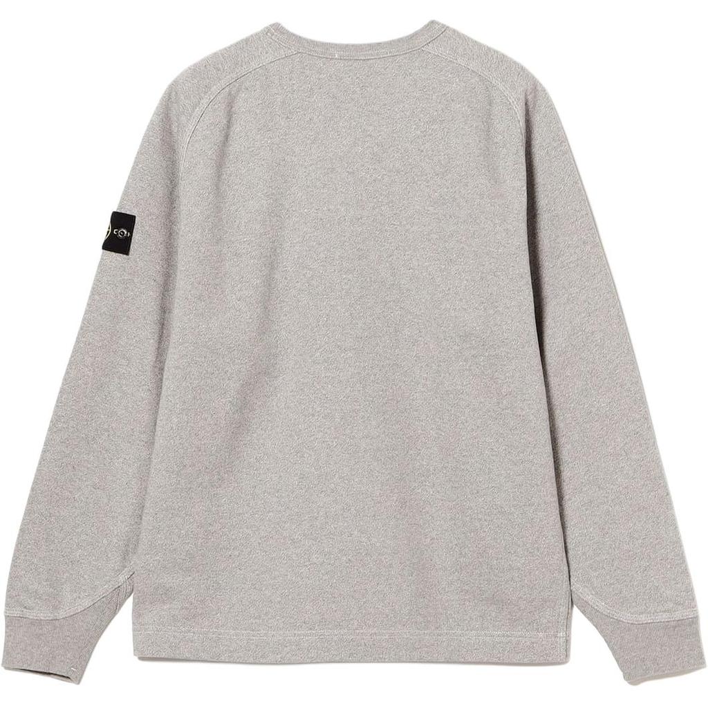 Stone Island Mixed Color Fleece Crewneck Sweatshirt Men sweatshirts Heather-Grey L1S15-6100022-S0329