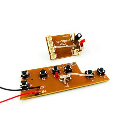 Módulo de Controle Remoto de Sete Canais 2.4G Placa de Circuito Módulo de Controle Remoto