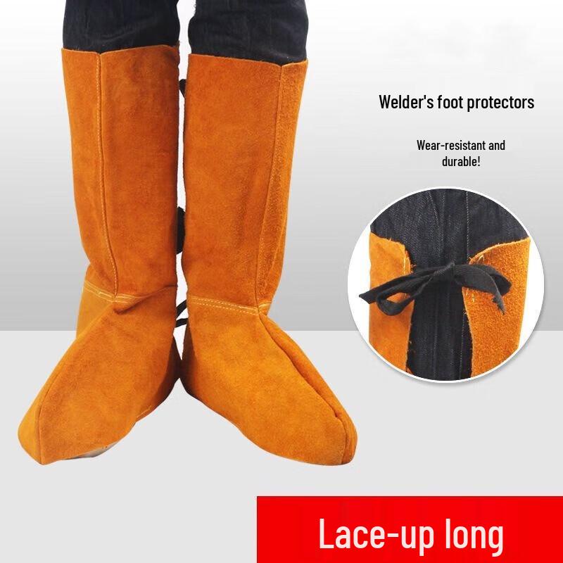 Cowhide Welding Heat-Resistant Foot Protectors