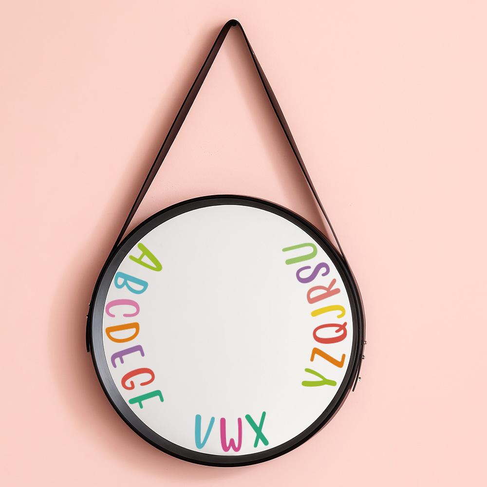 Kleurrijke 26-letter Combinatie Kinderkamer Studie en Huisdecoratie Stickers