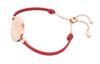 Swarovski Metal Bracelets Unisex Red/Black 5615189